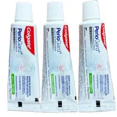 Creme Dental Colgate Periogard kit com 12 gengiva inflamada Viagem necessaire 30g