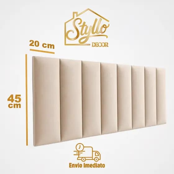 CABECEIRA DE CAMA BOX PREMIUM ADESIVA 45X20 - CASAL-QUEEN- KING -SUPER KING- !!!ENVIO IMEDIATO!!!