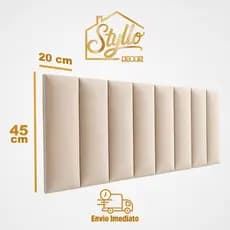 CABECEIRA DE CAMA BOX PREMIUM ADESIVA 45X20 - CASAL-QUEEN- KING -SUPER KING- !!!ENVIO IMEDIATO!!!