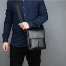 Bolsa masculina para homens Bolsa para o ombro Bolsa para mensageiro escritório de lado masculina