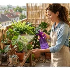 Pulverizador Borrifador de Alta Pressão para Jardim, Vidros, Janelas e Plantas com Jato para Limpeza