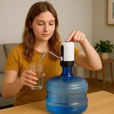 Bomba Elétrica Água Dispensador Portátil Sensor Recarregável Galão Filtro Puxador Prático Aparelho