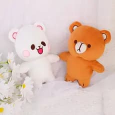 Novo Produto Leite E Pelúcia mocha Bear Doll Cute milk Toy