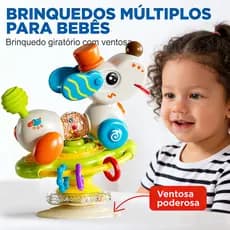 Multifuncional bebê educação precoce Montessori brinquedos girando ventosa brinquedos educativos presentes do dia das cr