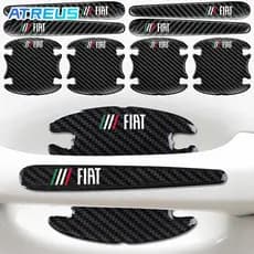 4/8Pçs Novo Fiat Adesivo Protetor Maçaneta Da Porta Do Carro Anti Arranhões De Proteção Colisões Para Fiat Strada Argo Mobi Toro Fastback Pulse Cronos Scudo 500 Titano Palio Idea Uno Punto