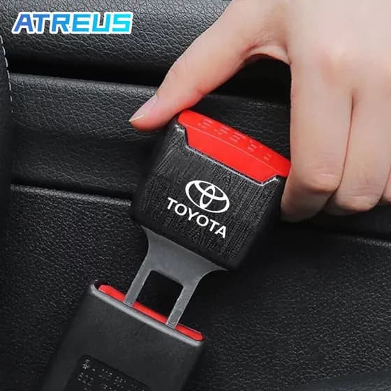 1/2Pçs Toyota Extensor Do Cinto De Segurança Carro Fivela Ajustável Extensor Fivela De Cinto De Segurança Para Toyota Corolla Cross Hilux SW4 RAV4 Yaris Sedan Hatch Etios