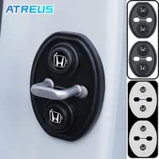 4Pcs Honda Tampa De Proteção Da Fechadura Porta Do Carro Anticolisão Em De Silicone Veicular Amortecedor Acessórios