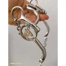 Freio brídea cavalinho inox vaquejada cavalo Bridão