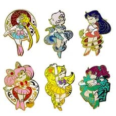 1Pc Cartoon Sailor Moon Broche Metal Criativo Mochila Escolar Decorativa Pin De Colarinho Broche Pin