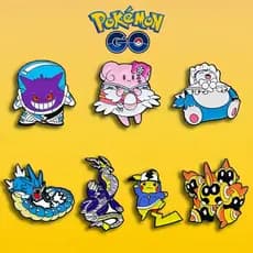 Broche Pokémon Pikachu Liga Crachá Mochila Pino Decorativo De Zinco Pin