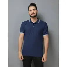Camisa POLO GOLA LISTA masculina tecido algodão piquet