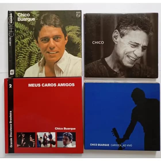 Cd: Chico Buarque - coleção com quatro álbuns de especiais