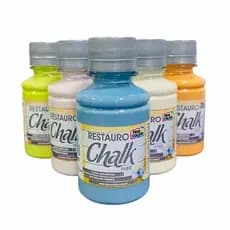 Tinta Chalk Restauro Paint Fosco Aveludado 100ml - Não Requer Primer - Cores