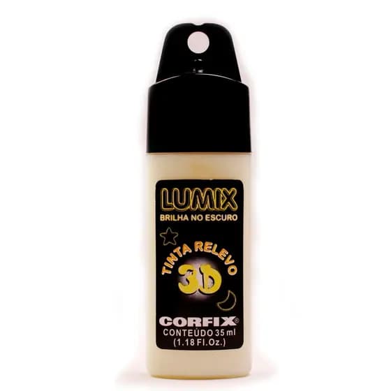 Tinta Relevo Brilha no Escuro Lumix Corfix 35ml