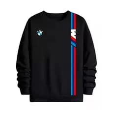 Moletom Estampado Bmw Faixa  Sem Capuz Careca Tshirt 100% Algodão Bmw M GearHead StreetWear Camiseta Blusinha