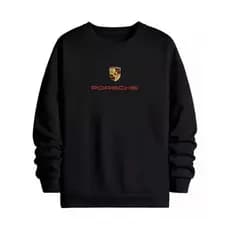 Moletom Estampado Porsche Blusa de Frio Gear Head Estampada Sem Capuz Careca Malha Premium