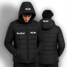 Jaqueta Bobojaco RED 05 Casaco Gominho Unissex Capuz Removível Impermeável Puffer Inverno Frio