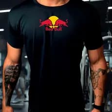 Camisa Masculina Dryfit Antiodor Treino Fitness Academia RED BULL