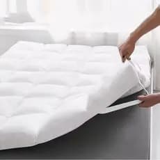Pillow Top Tamanho Viúva Macio 400 Fios Branco Protetor de Colchão