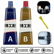 Cola de Reparo Industrial para Metal–Adesivo AB Soldagem a Frio, Alta Fixação e Resistência ao Calor
