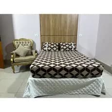 Lençol Estampado Com Elástico Malha em Algodão Macio Solteiro Casal Queen