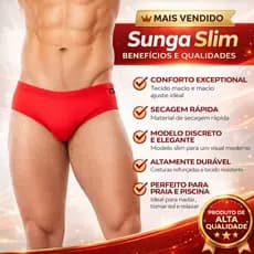 Sunga Fashion Power Slim Cores Diversas
