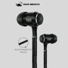 Fone de Ouvido Preto Resistente Barato Seguro Firme Envio Direto da Fabrica
