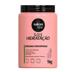 Máscara S.O.S Hidratação Óleo de Rícino Salon Line 1kg