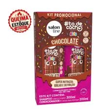 Kit Shampoo e Condicionador Chocolate #todecacho Kids