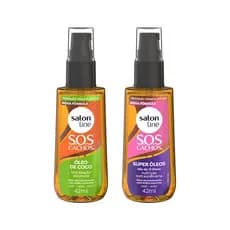 Kit SOS Cachos com Super Óleos e Óleo de Coco