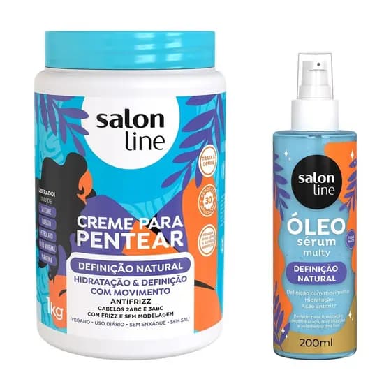 Kit Creme para Pentear + Óleo Definição Natural