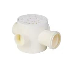 Caixa Sifonada Krona Redonda 100x100x50mm Branca