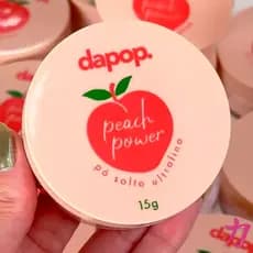 Pó Solto Ultrafino Peach Power Com Rosa Mosqueta - Dapop