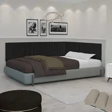 Conjunto De Cabeceira E Lateral Estofada Para Cama Box King - Várias Cores