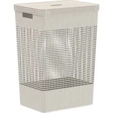 CESTO ROUPAS GRID TAMPA BEGE 49L CG450BGF MARTIPLAST
