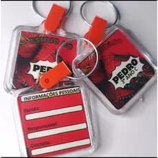 Chaveiro Personalizado de acrilico -Porta foto -Personagens infantis-Escolar