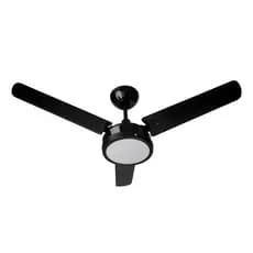 Ventilador De Teto Tron Ametista Max Led 3 Pás Silencioso Preto