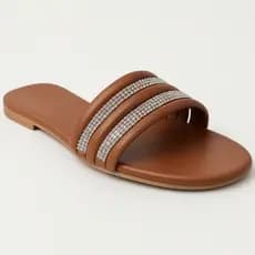 Sandália Feminina Casual Rasteira verão Rasteirinha Ultra Confortável com Strass Colorida