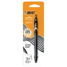 Caneta gel Gelocity Quick Dry 0.7mm Preta Bic