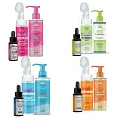 Kit Coleção Tratamento Intensivo E limpeza facial  Lovely & Face Beautiful - Antioliosidade