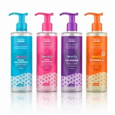 Kit 04 Gel de Limpeza Sabonete Facial Lovely Face Beautiful 200ml