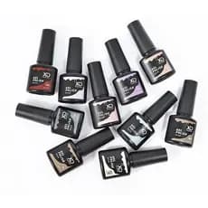 Kit 10 Esmaltes Em Gel De Unhas Uso Profissional Color Gel Polish Unha Acrigel Porcelana Manicure Unha