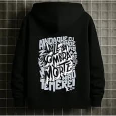 Blusa Moletom Canguru Evangelho Cristão Inverno Frio Flanelado Jesus Gospel com Capuz Macio Masculino Unissex