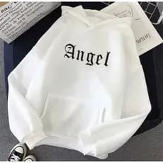 Moletom Feminino Angel Moletom Com bolso e Capuz Feminino Moletom Fofo132