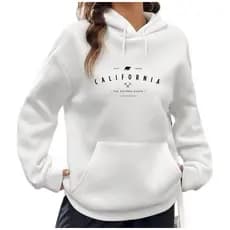 Moletom Quentinho Canguru Blusa De Frio Outono Inverno Estampado California Golden State Moda Gringa014