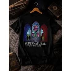 Camiseta Supernatural Join The Hunt Geek Série Terror Masculina Preta 100% Algodão