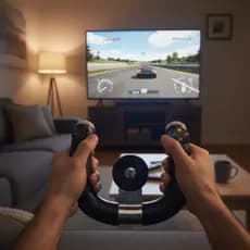 Volante Microsoft Inalámbrico Xbox 360 Speed Wheel
