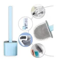 Escova Sanitária para Vaso Silicone Flexível Moderna