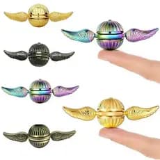 Spinner Fidget Anti Estresse Ansiedade Giratório Harry Potter Pomo Ouro Escola Hogwarts Bruxos HP