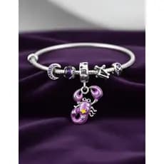 Berloque Para Pingente Compatível Pulseira Bracelete Signo Escorpião Mini Amuleto Esotérico Místico